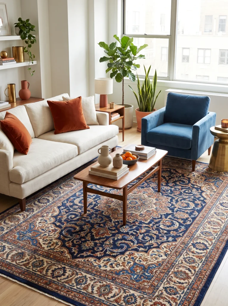 A rug that ties the whole room together