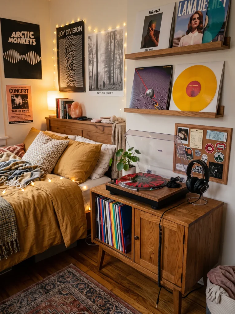 Add a music and vinyl corner