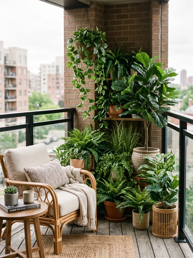 Add fake plants where real ones struggle