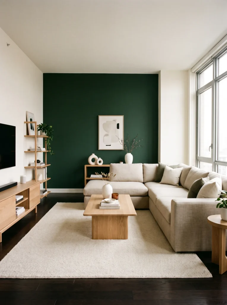 Add one bold accent wall