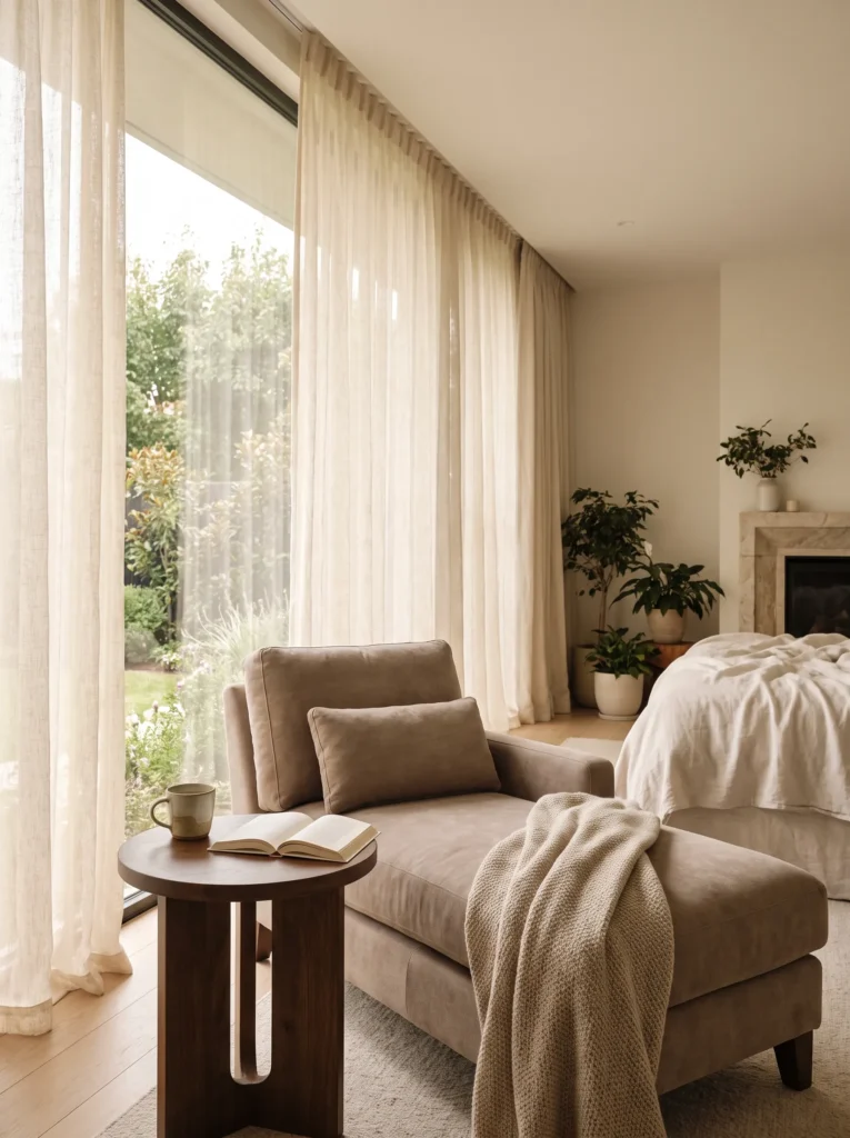 Add a cozy reading or relaxation corner