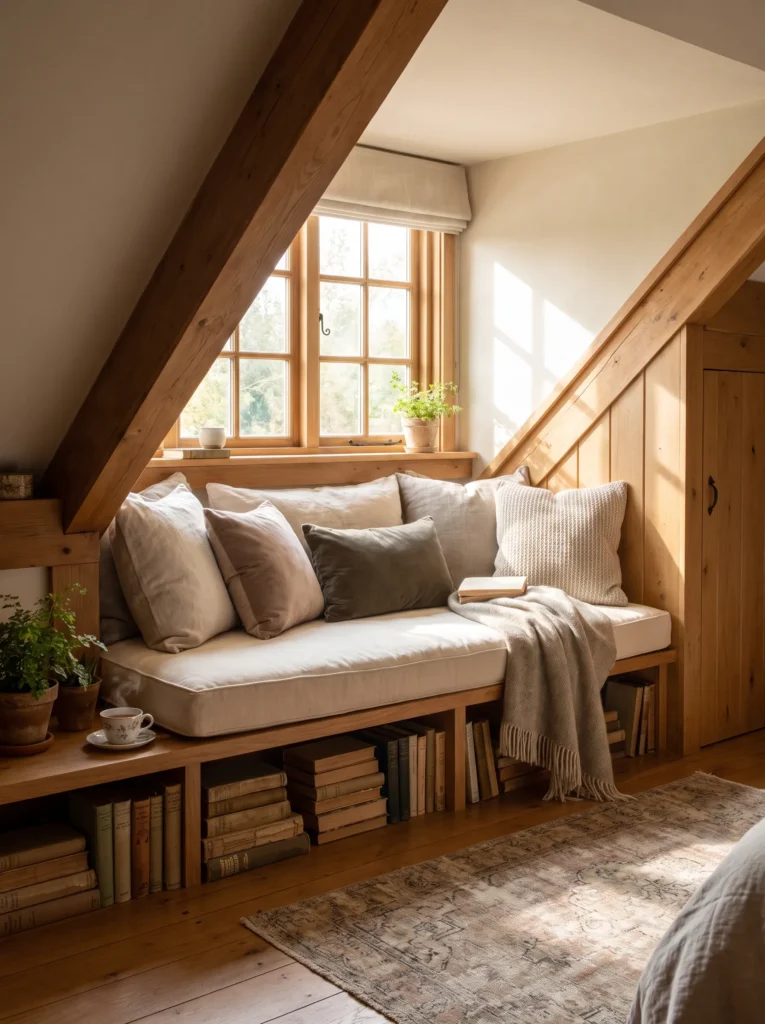 Add a cozy window seat