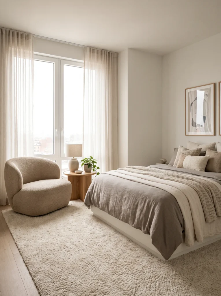 Add a small accent chair
