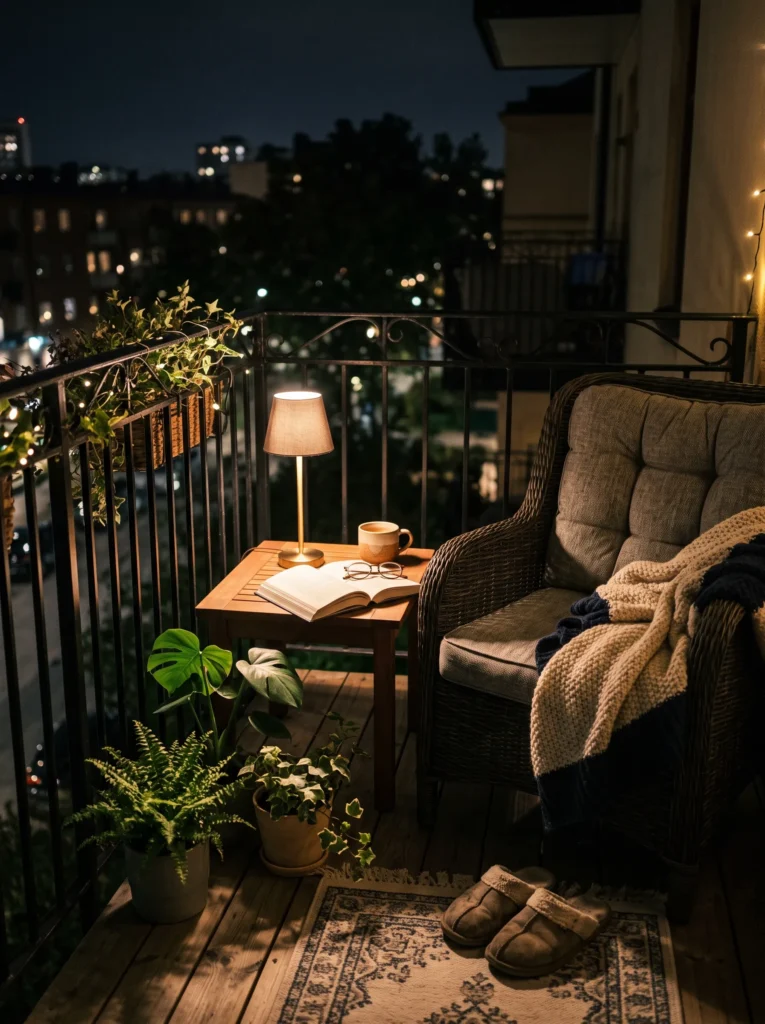 Add a small lamp for reading