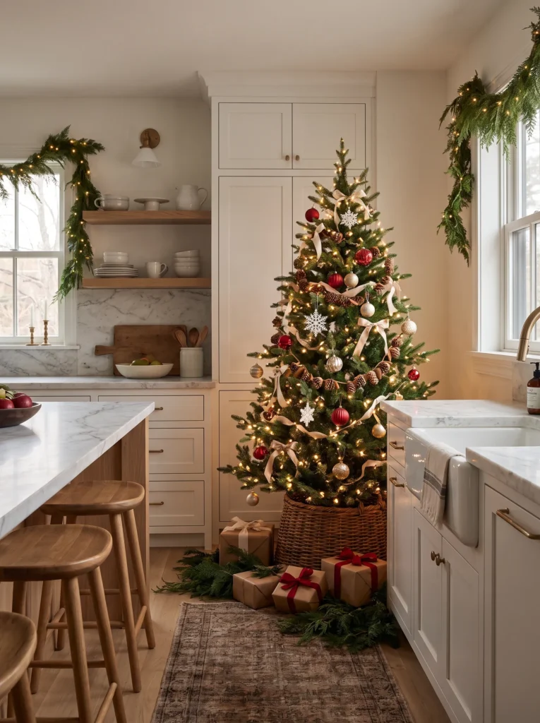 Add a statement christmas tree somewhere unexpected