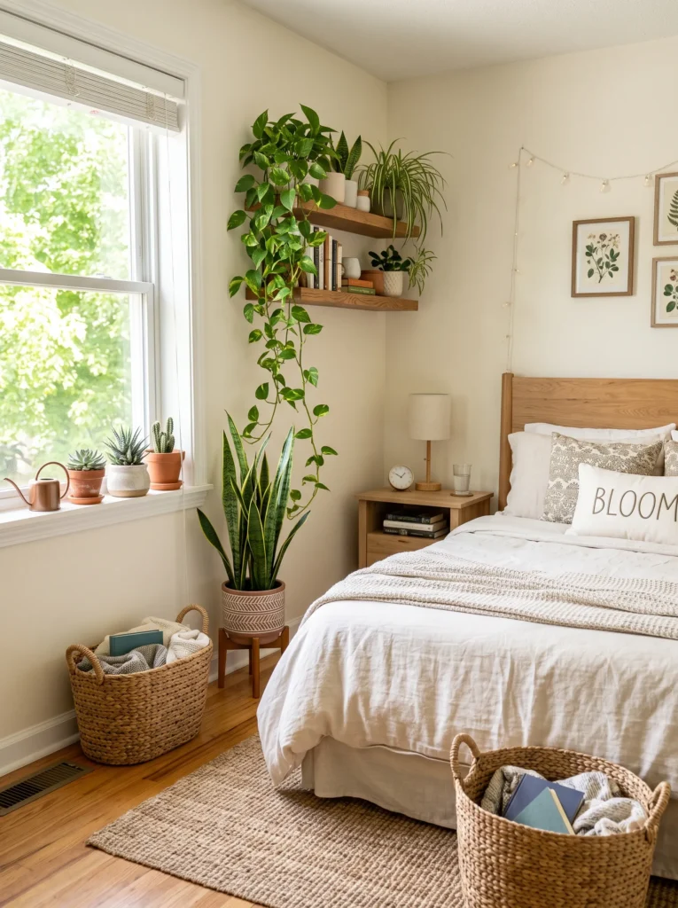 Bring in plants for a fresh feel