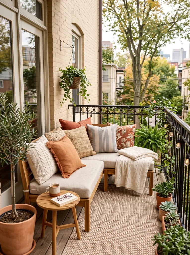Bring in textiles and cushions