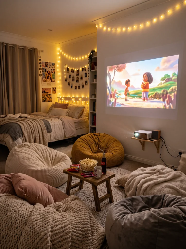 Build a movie night setup