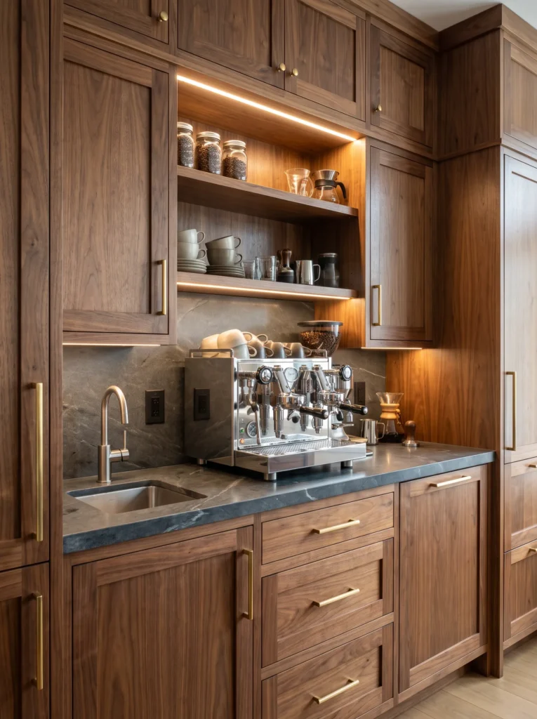 Build a built in coffee station