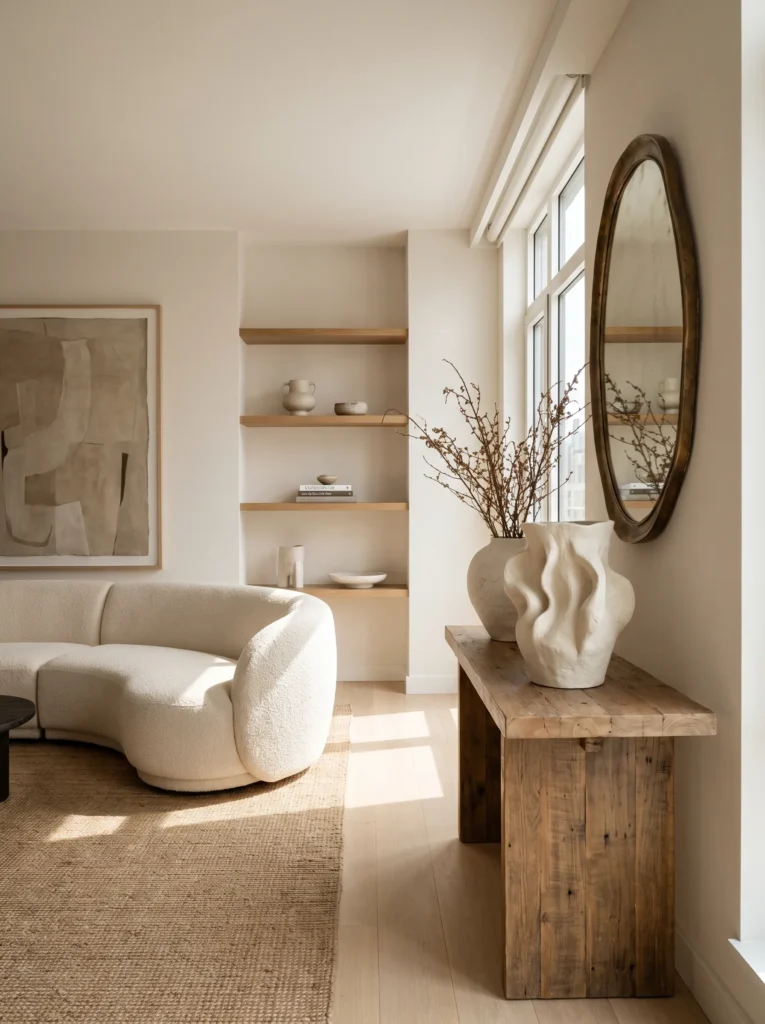 Choose a few statement pieces instead of many small ones