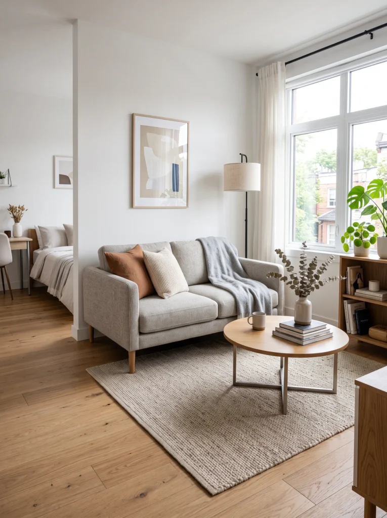 Choose a sofa that fits the scale of the room