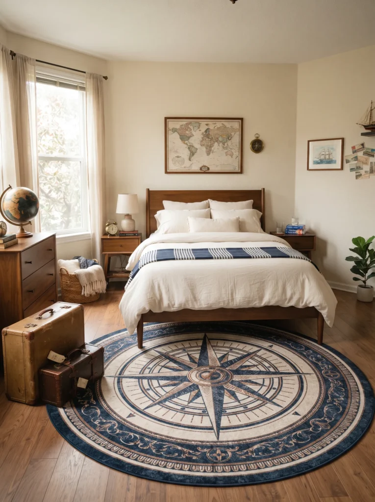 Compass rug