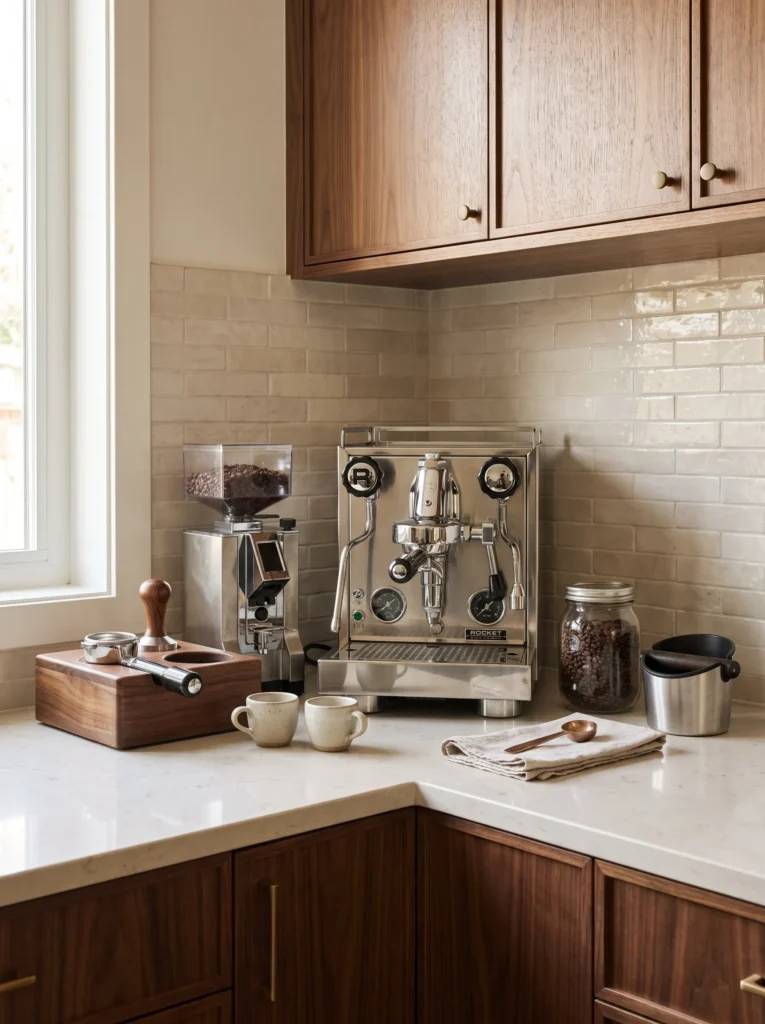 Create a mini espresso station