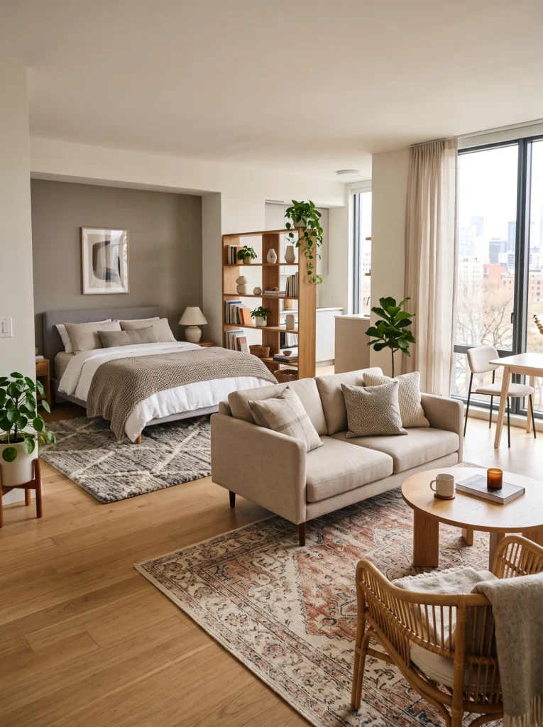Define zones with rugs