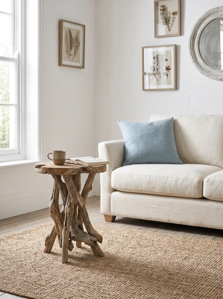 Driftwood style side tables