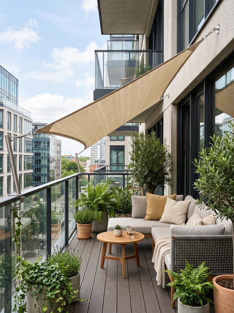 Fabric shade sails