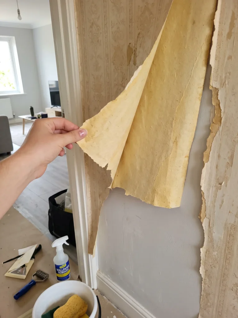 Figure out what type of wallpaper you are dealing with