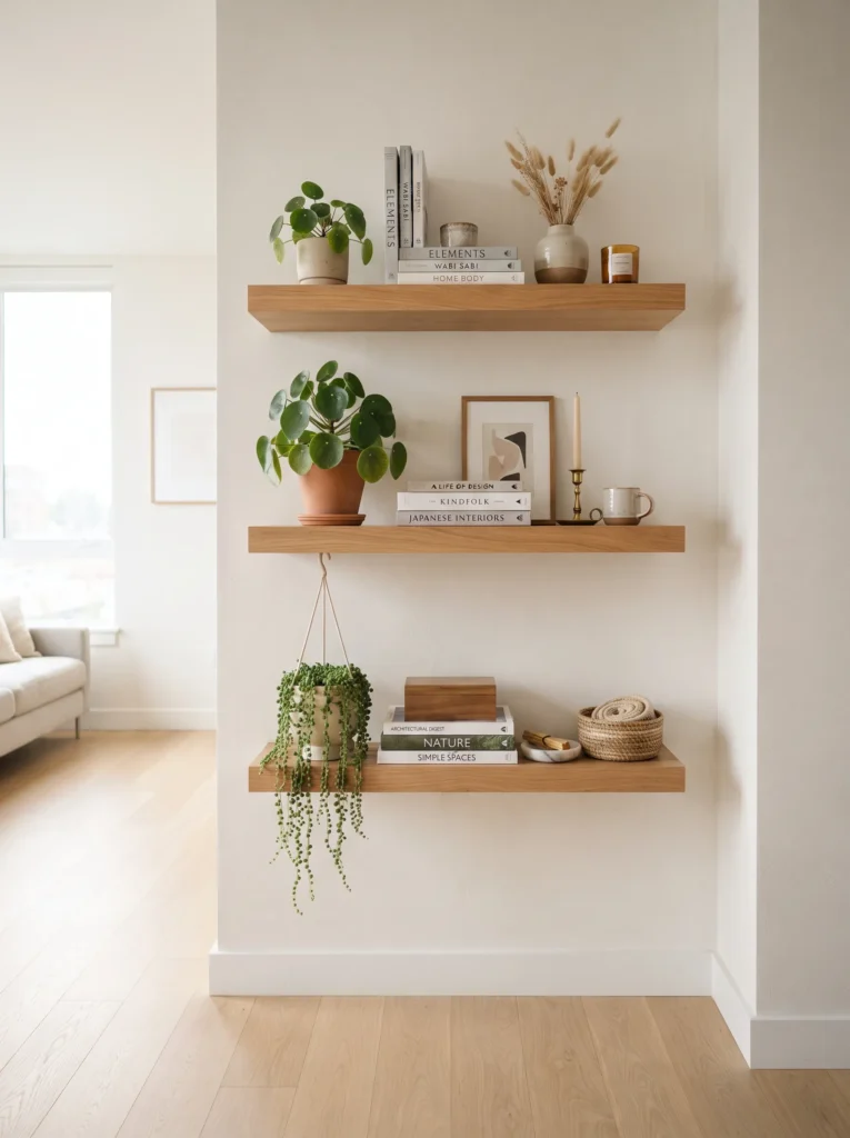 Floating shelves