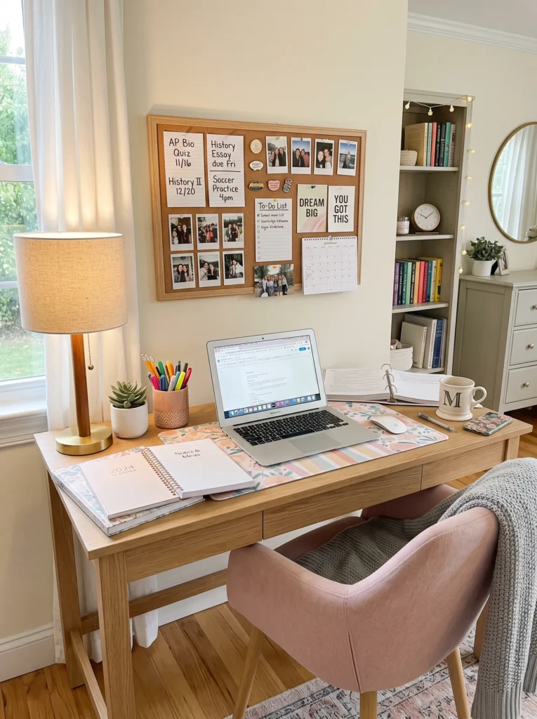 Give the study desk a makeover