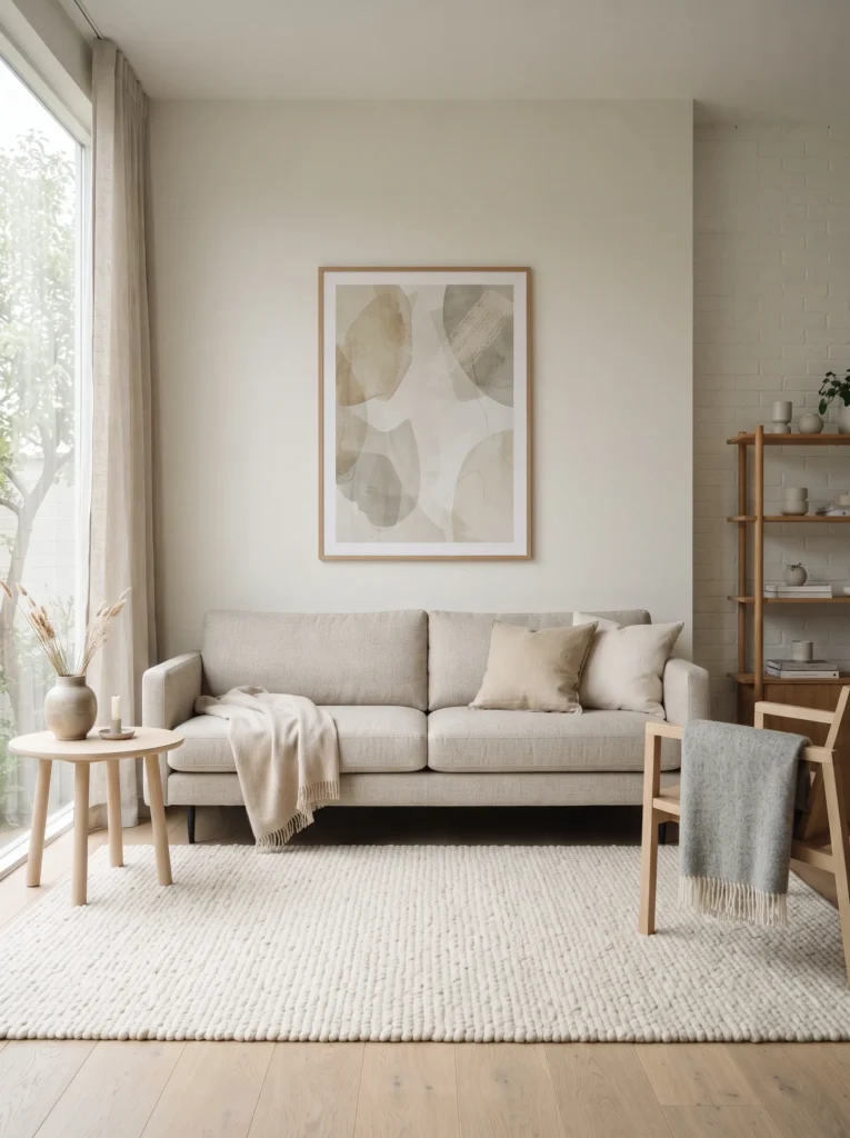 Give wall art room to breathe