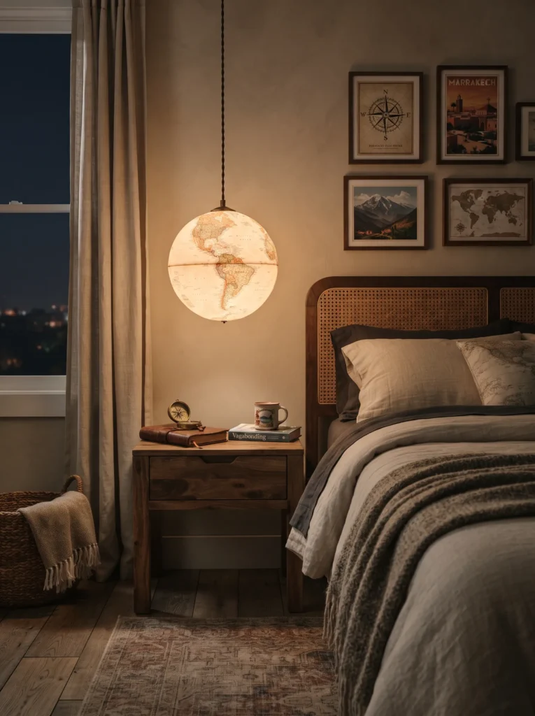Globe themed lighting
