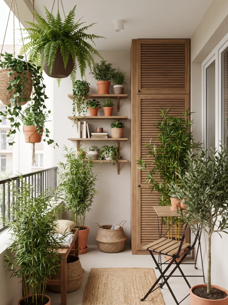 Go vertical when floor space is tight