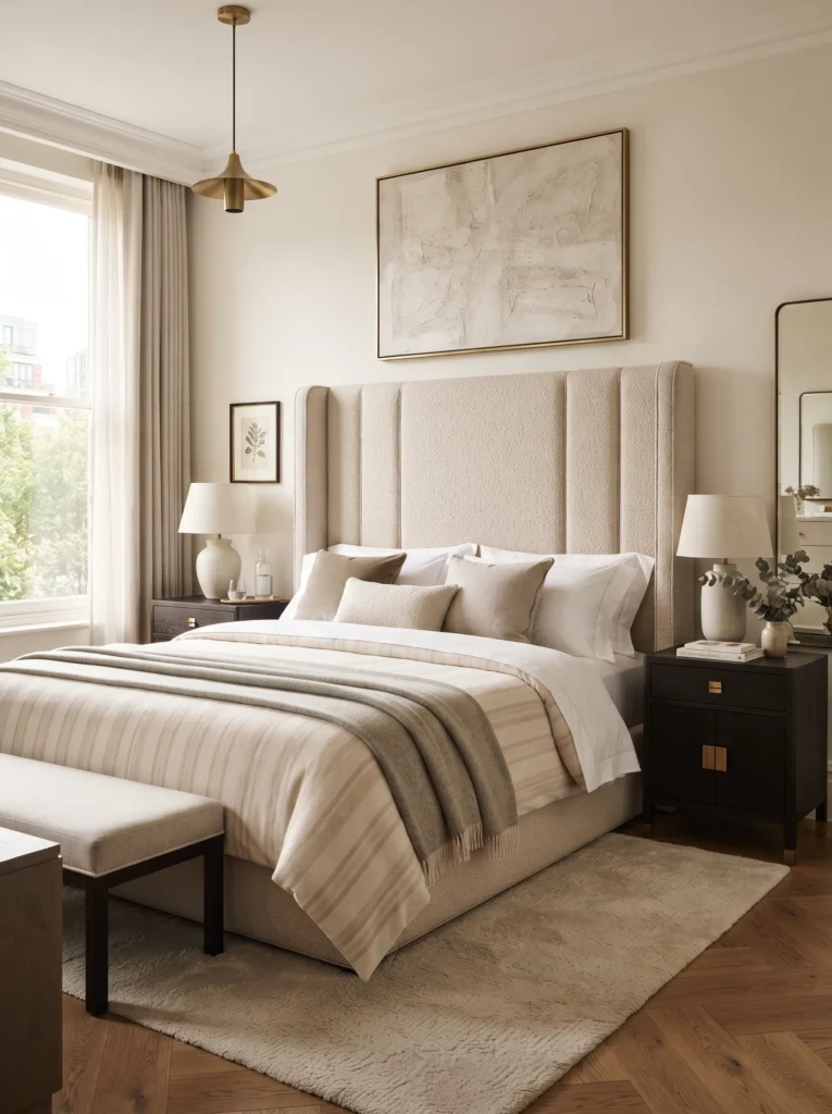 Invest in a statement headboard