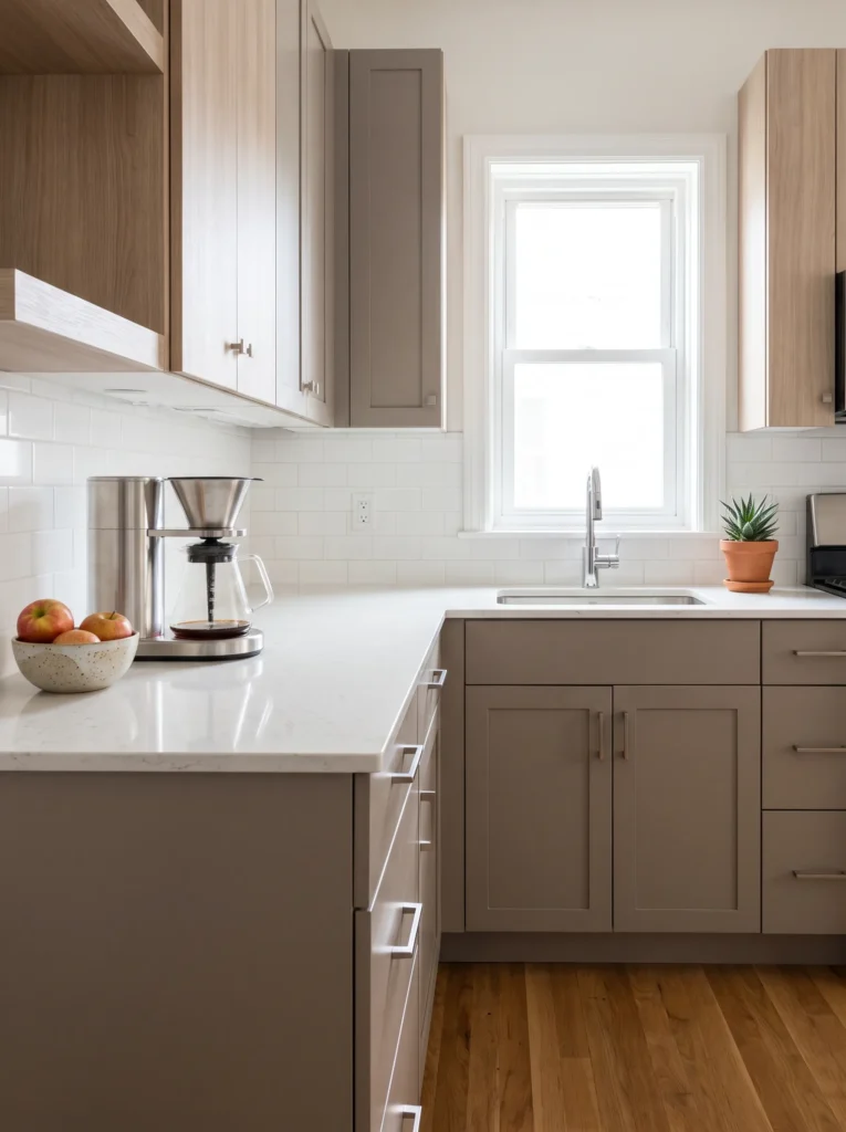 Keep countertops mostly clear