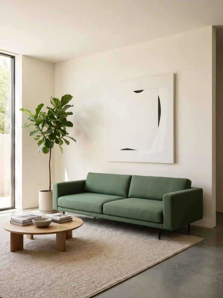 Keep it minimal with clean lines