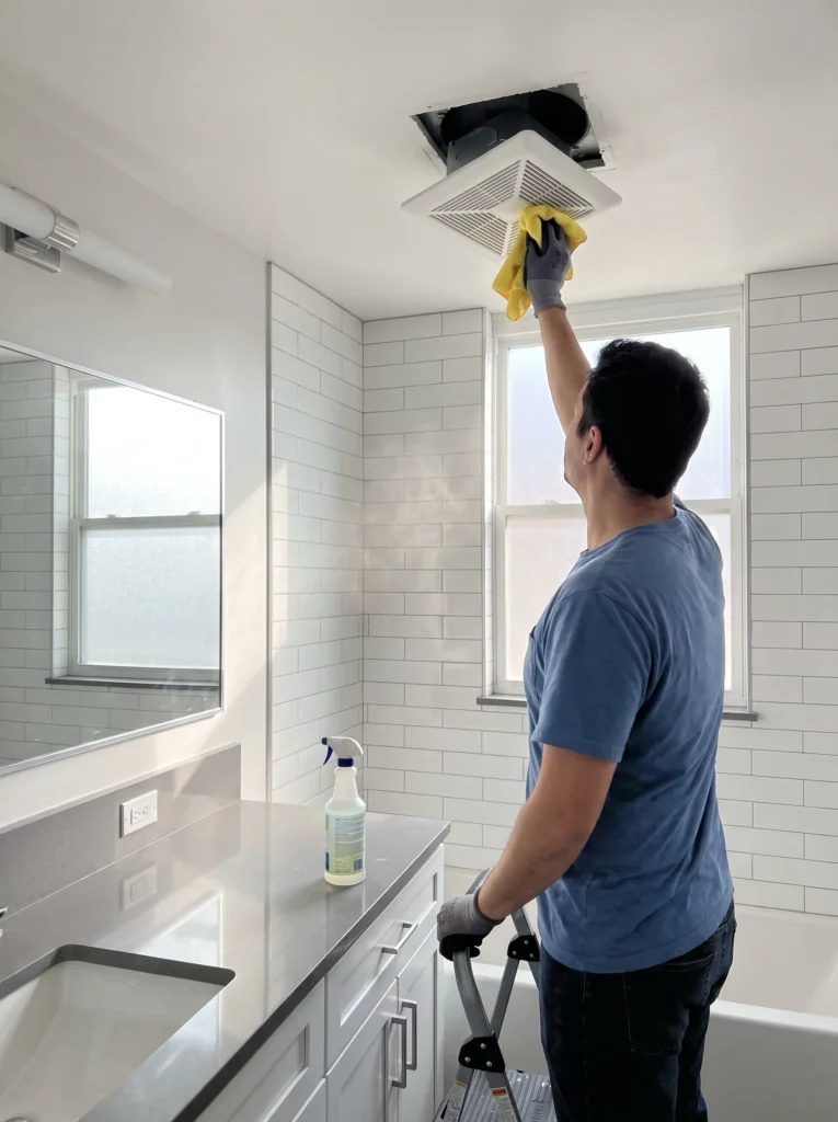 Keep vents and exhaust fans clean