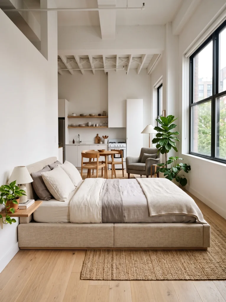 Keep your bed low and simple