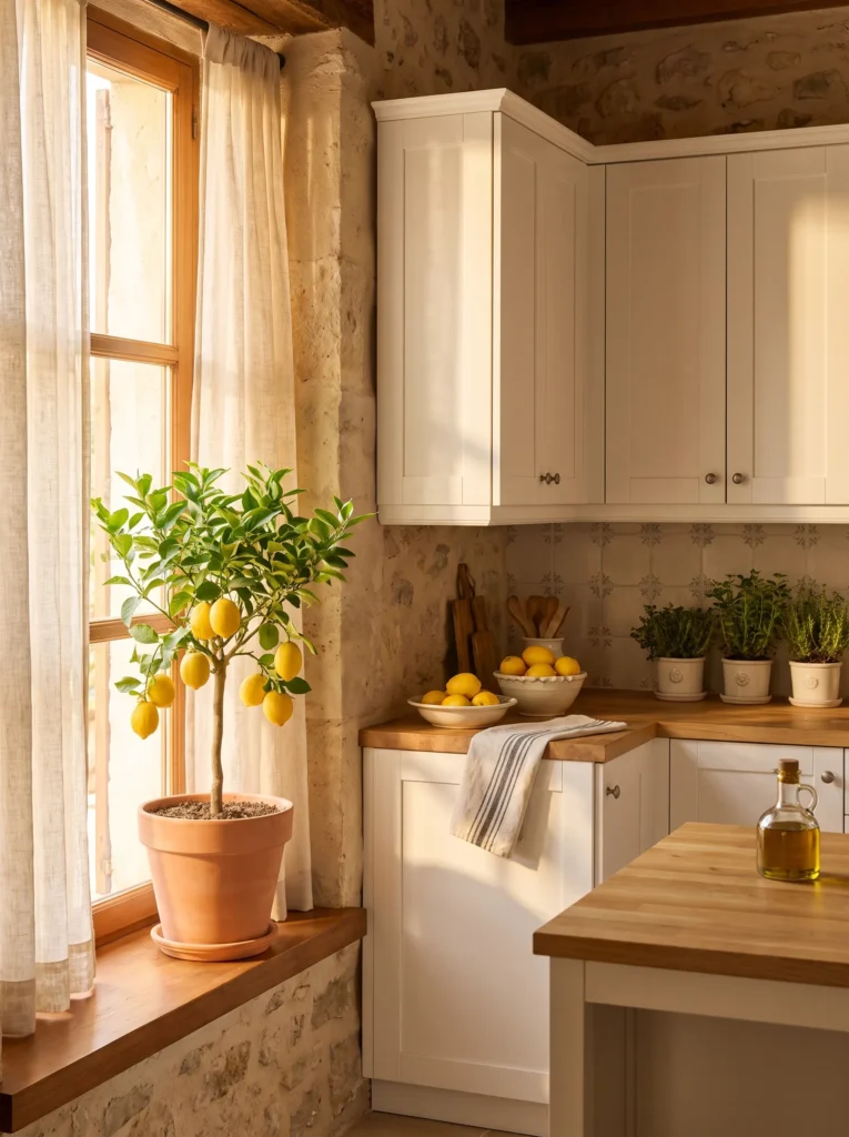 Lemon print kitchen chair cushions