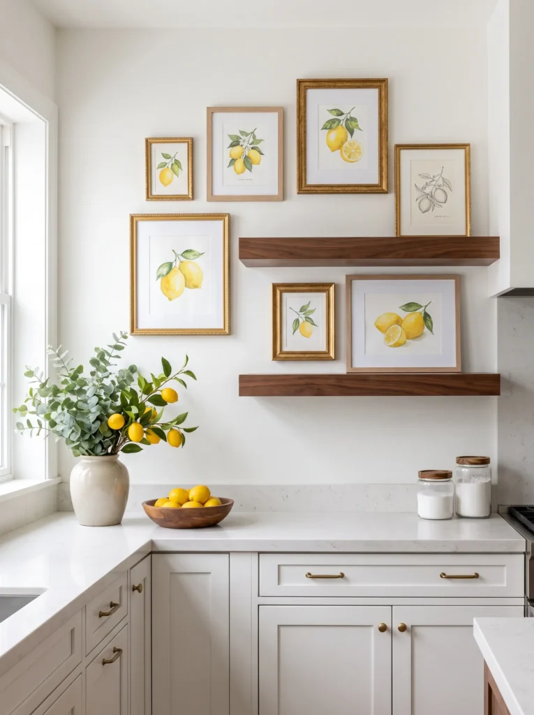 Lemon wall art