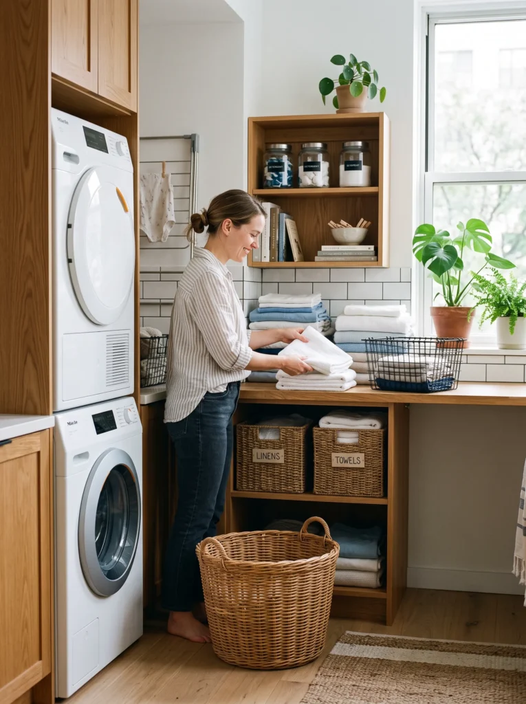 Manage laundry before it piles up