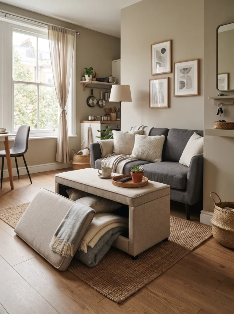 Ottomans with hidden storage