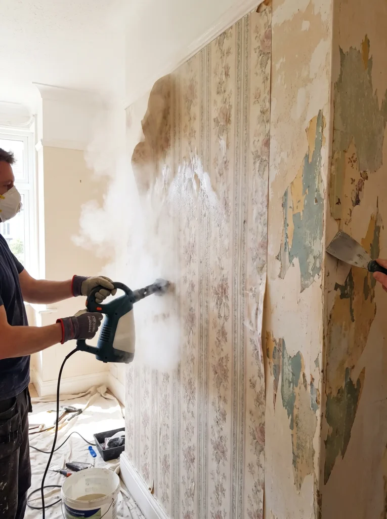 Rent or buy a wallpaper steamer for stubborn jobs