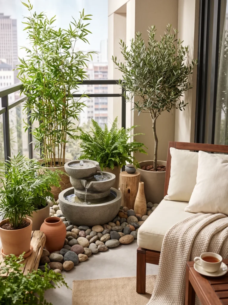 Set up a small water feature