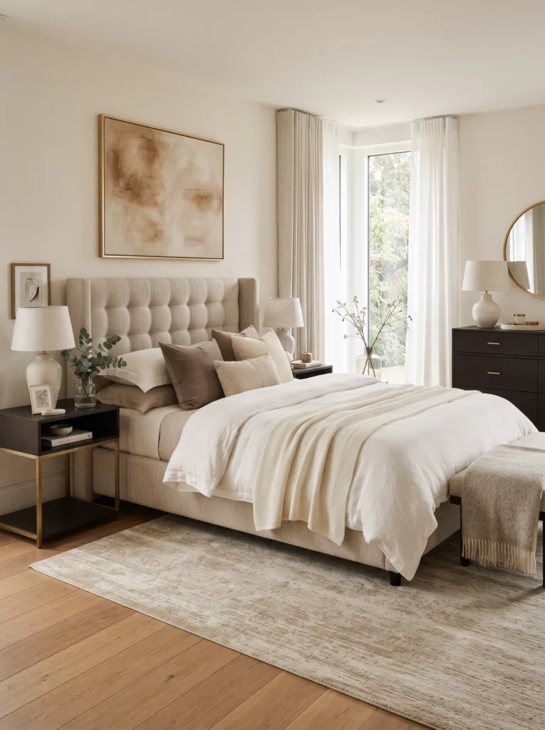Start with a neutral color palette