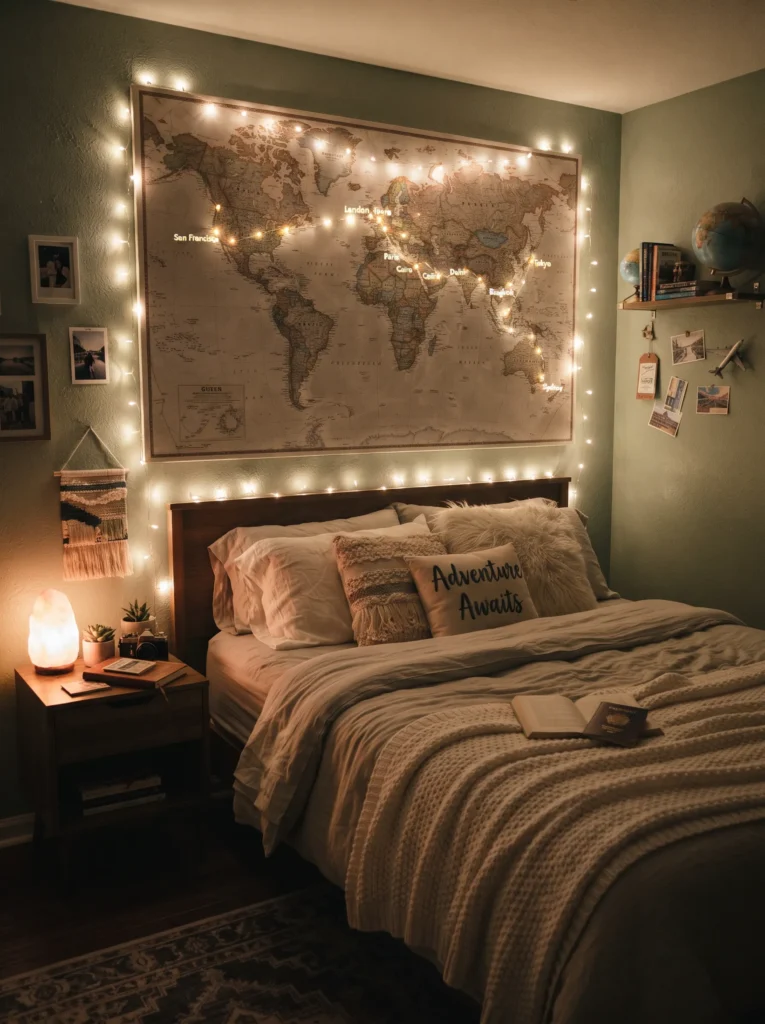String light map trail