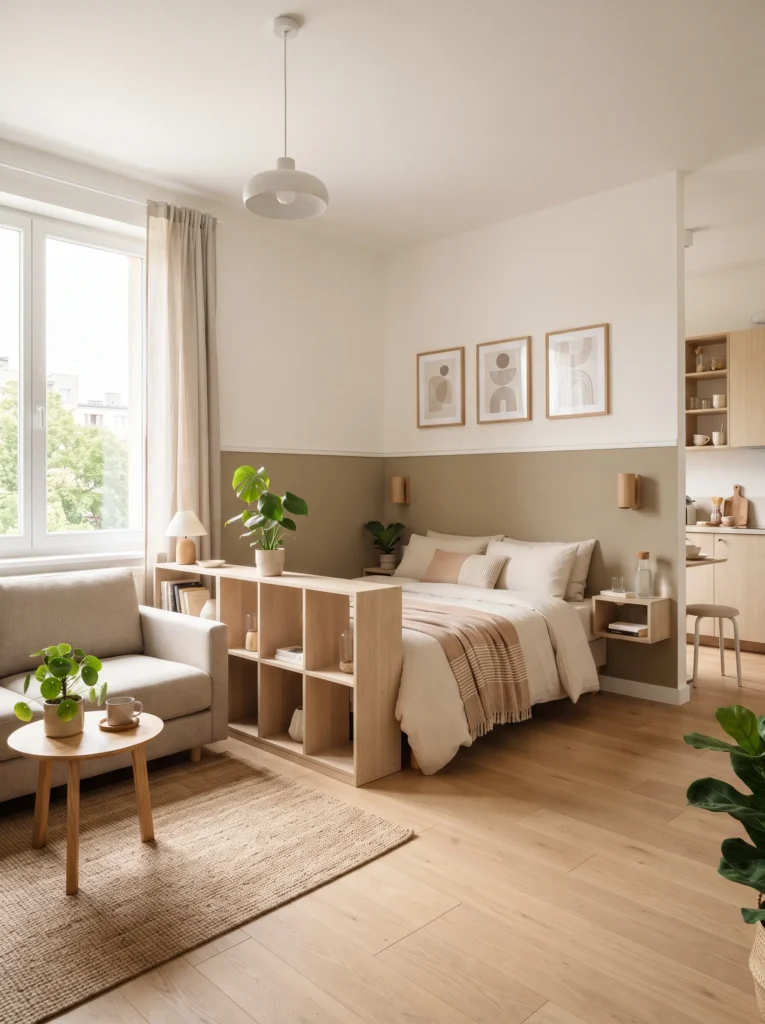 Two tone walls for visual interest