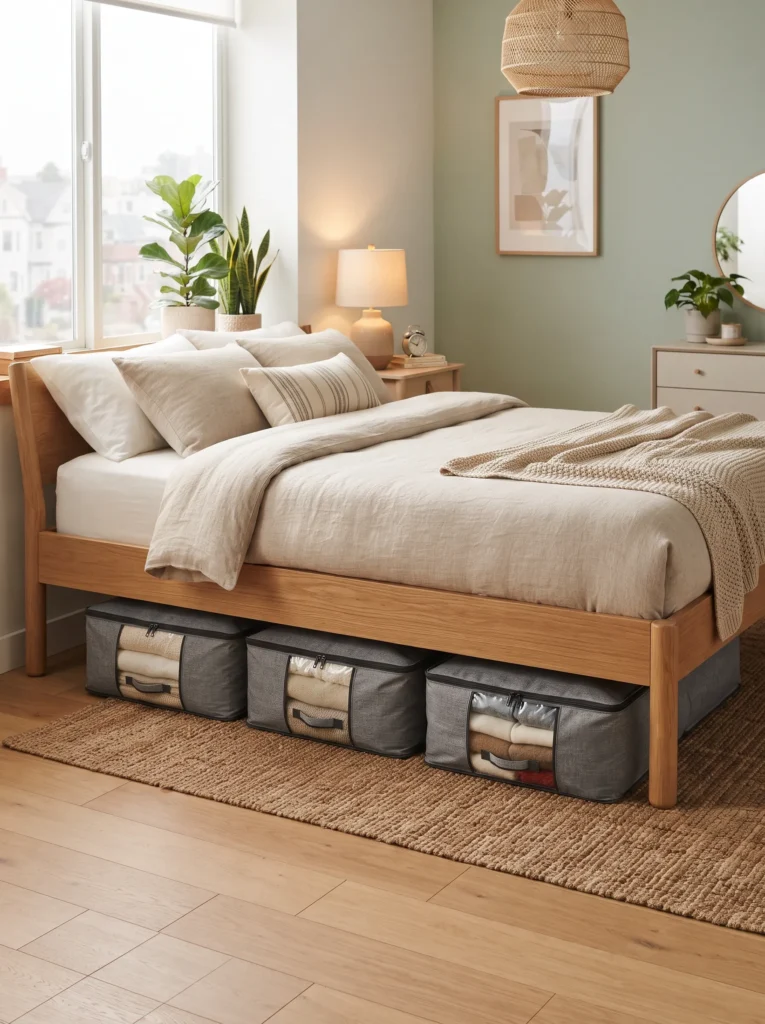 Under bed storage bags