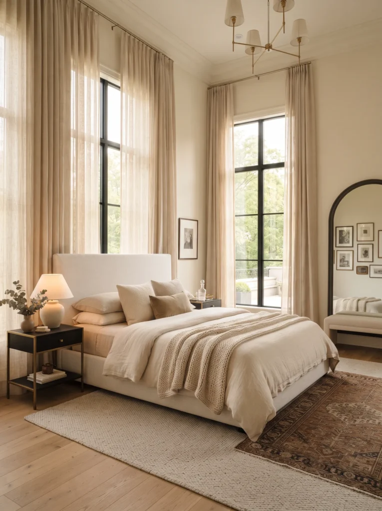 Use curtains instead of blinds