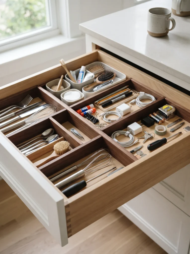 Use drawer dividers for everything