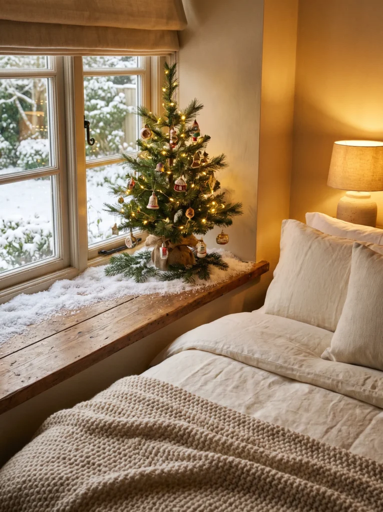 Use faux snow for a winter touch