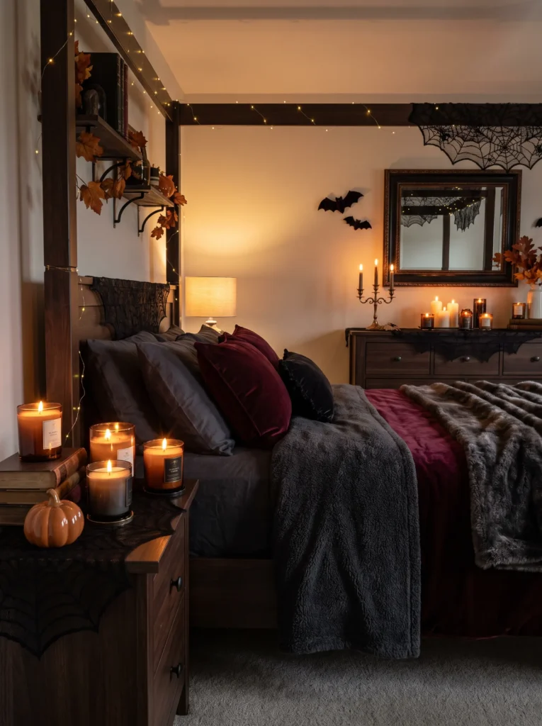 Add fog free candle jars for ambiance