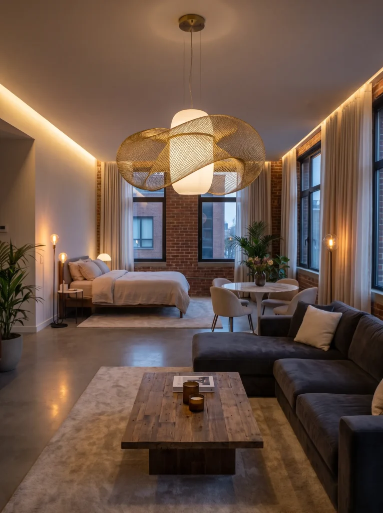 Bring in a statement light fixture