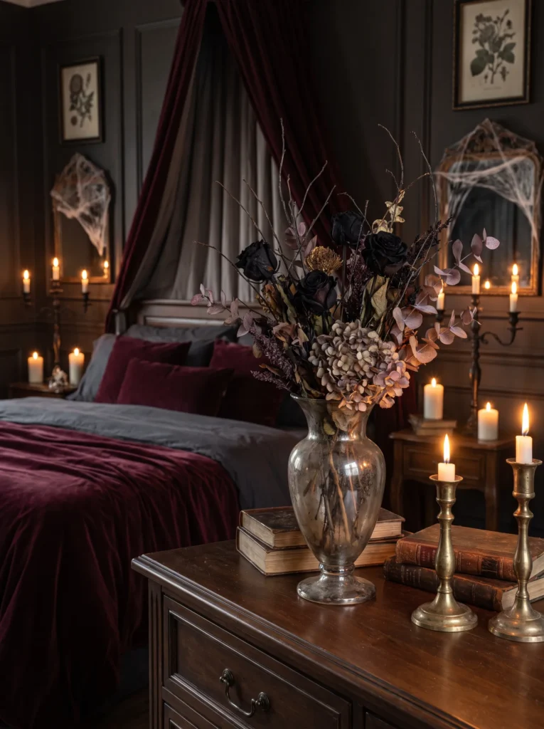 Bring in dried or faux florals