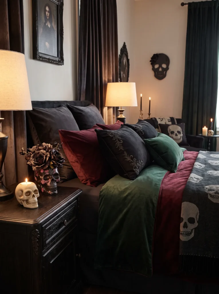 Bring in skulls as decor accents