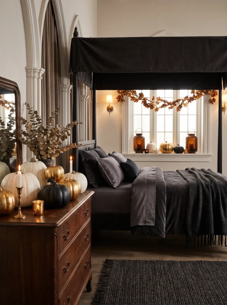 Bring in pumpkins in unexpected colors