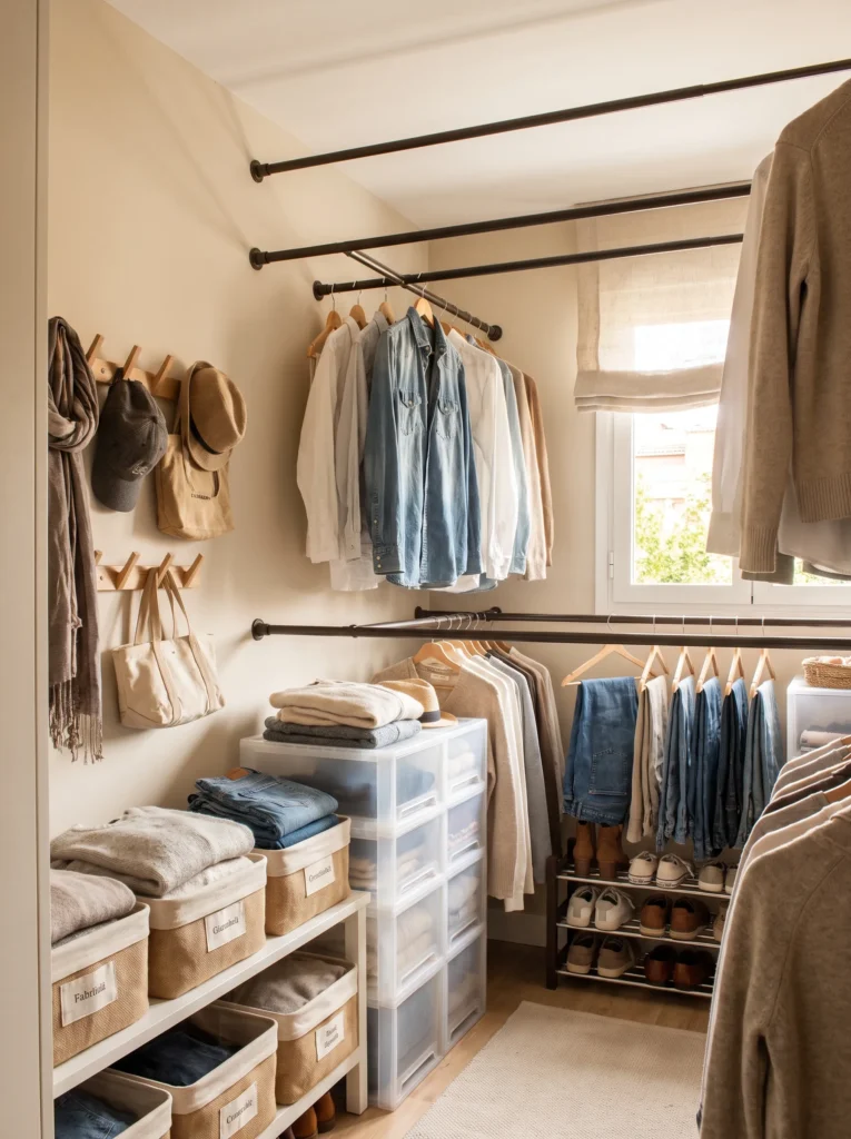 Build a diy closet organizer